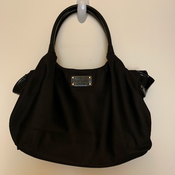 kate spade Handbags - Kate Spade Nylon Black Stevie Purse